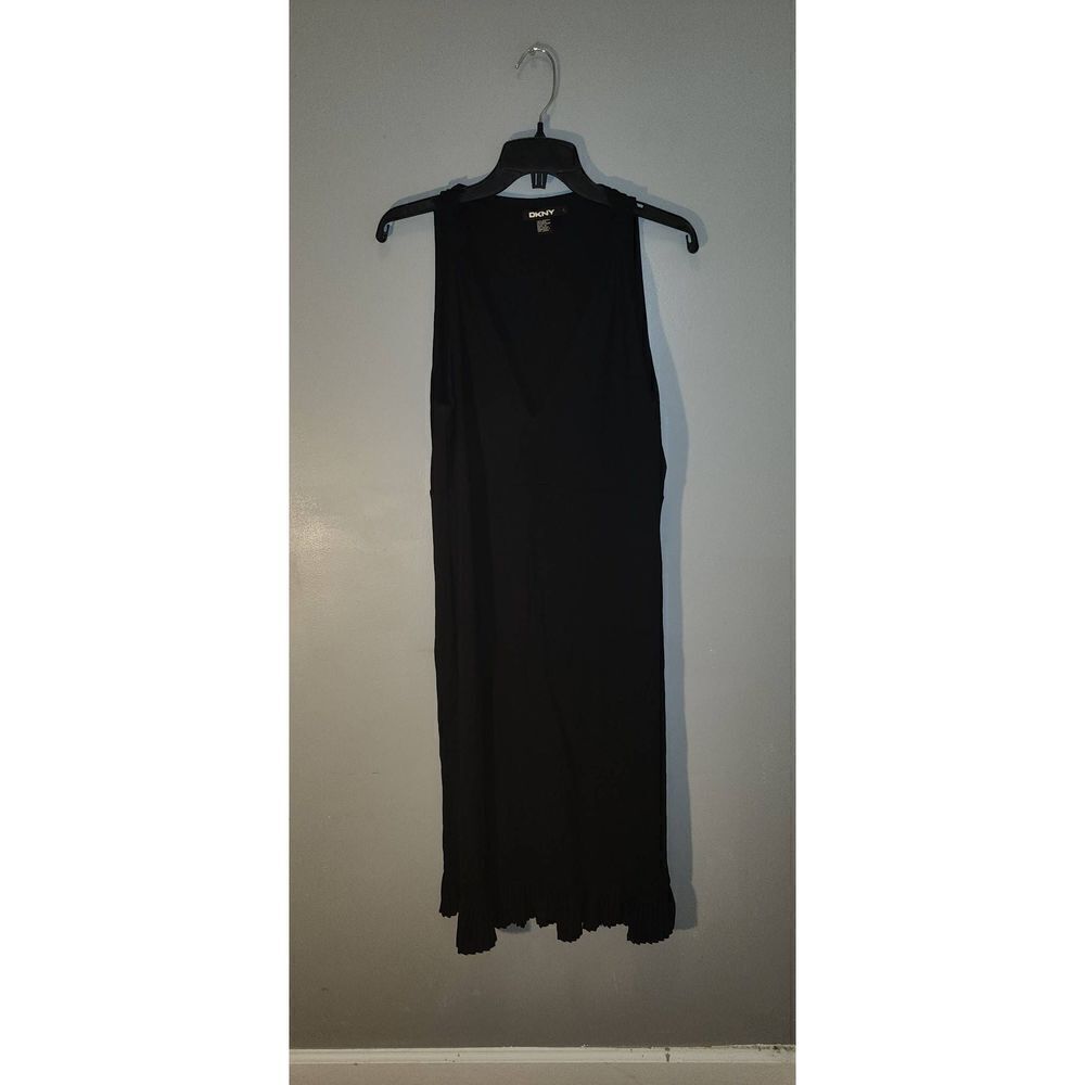 DKNY black sleeveless dress